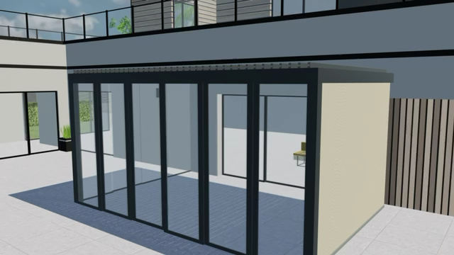 3D-productvideo van een pergola in Configurix
