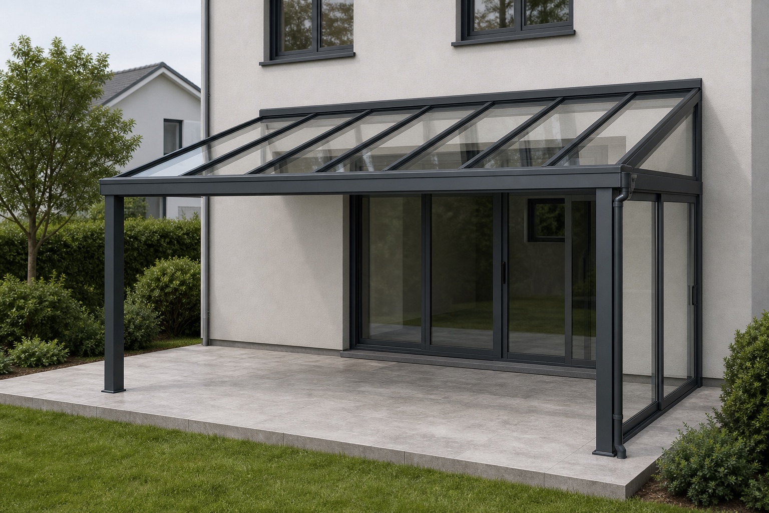 Ontwerp veranda's en glazen daken op maat.